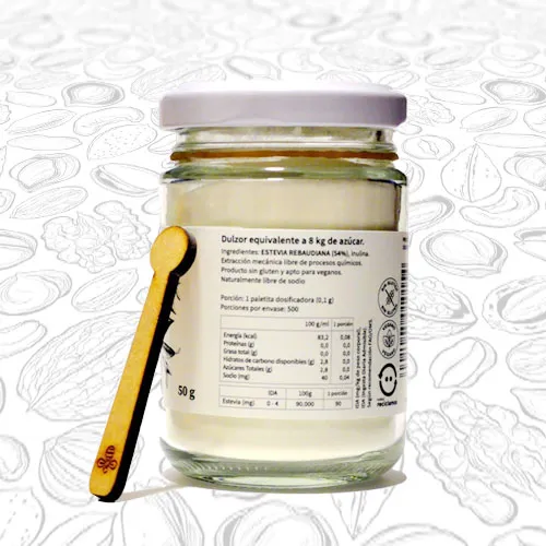 Stevia en polvo pura con Inulina 50g - Imagen 2