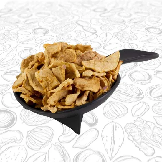 manzana deshidratada chips